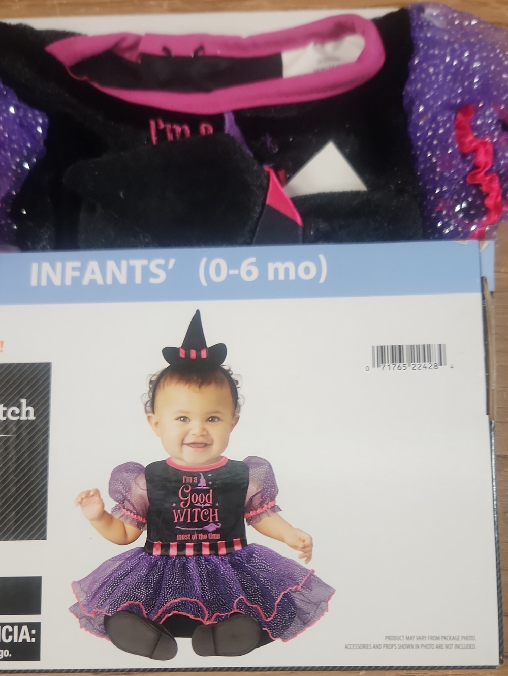 Infants' Purple Good Witch Halloween Costume (0-6 mo)